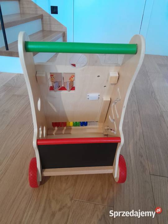 Drewniany pchacz chodzik Samochody i pojazdy śląskie