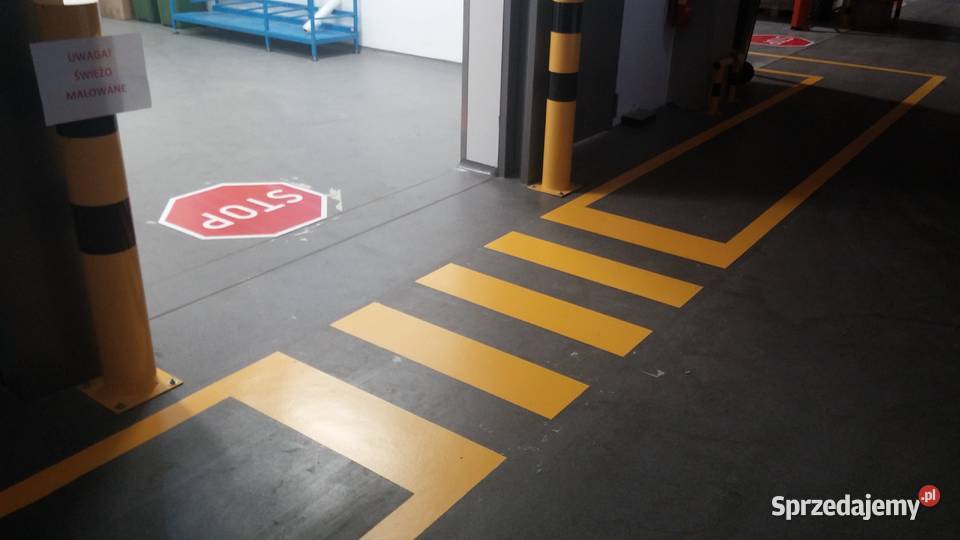Malowanie linii Oznakowanie poziome Parkingi Sklep Gliwice sprzedam