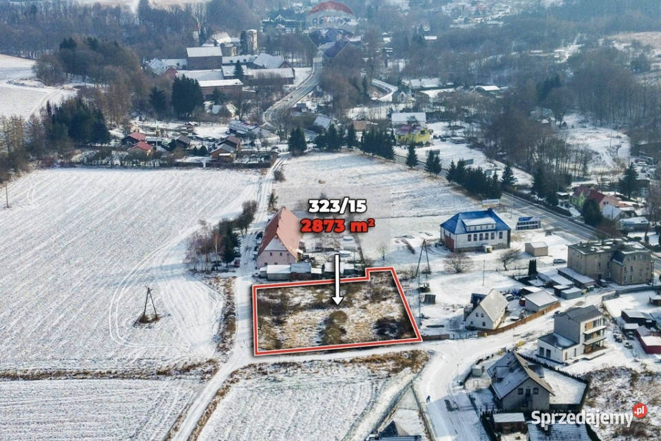 Działka budowlana 2873 m z mediami i dojazdem dolnośląskie