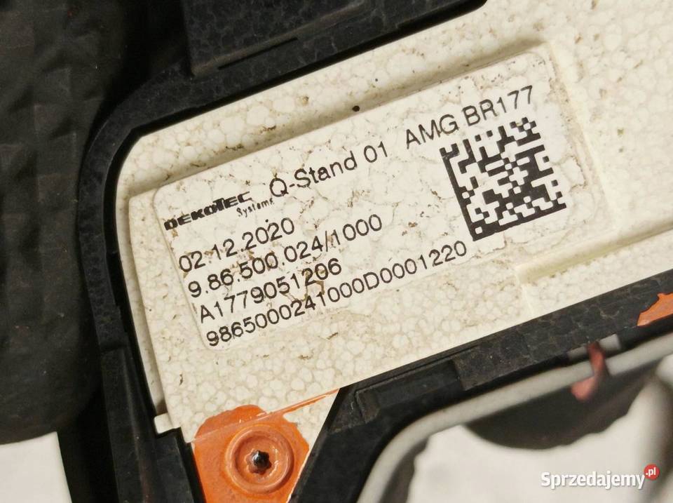 PRZEŁĄCZNIK WYDECHU ESP A1779051206 MercedesBenz