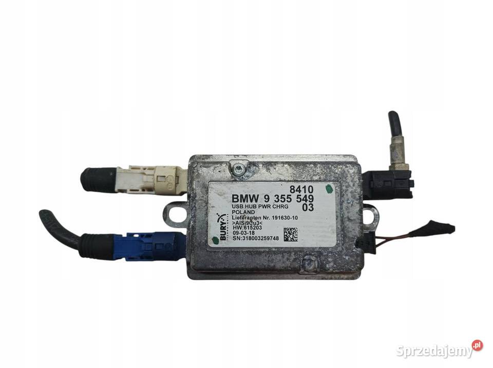 WZMACNIACZ STEROWNIK MODUŁ USB 9355549 Bmw Seria Motoryzacja świętokrzyskie