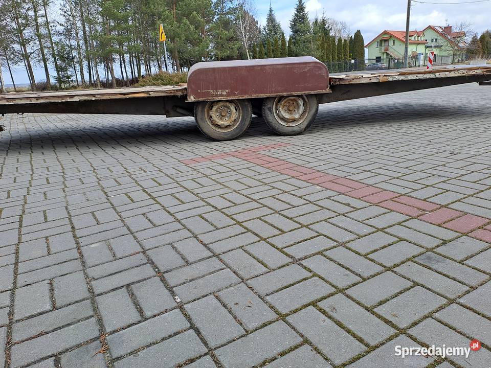 Podwozie przyczepy DMC 1500 6 m długa dwie osie mazowieckie Pułtusk