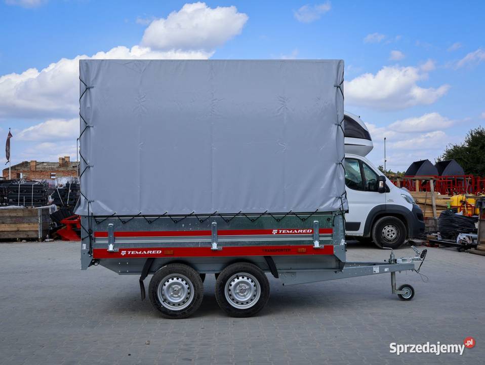 Przyczepka samochodowa TEMARED TRANSPORTER 25152 Burtowe i plandeki Stalowa Wola