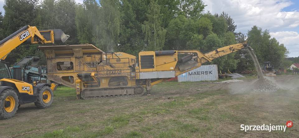 Kruszarka szczękowa Extec C12 2009 8450 mth Rok produkcji 2009 sprzedam