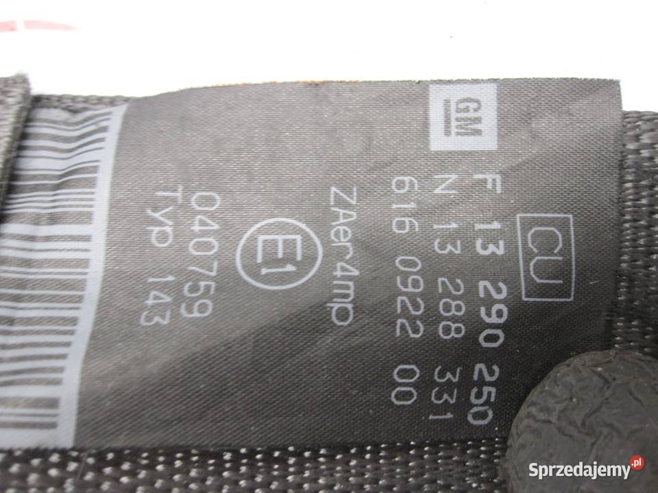 OPEL CORSA D LIFT 14 B 12r pas bezpieczeństwa Pasy bezpieczeństwa Kielce