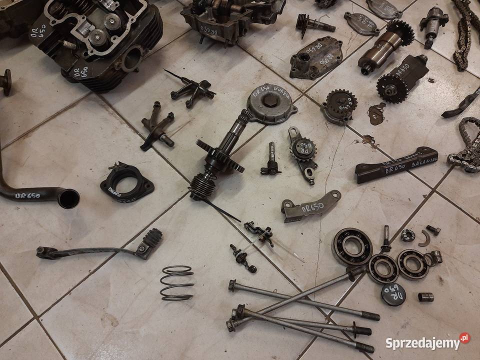 Suzuki DR 650 silnik części dr 650 wał skrzynia Jelenia Góra