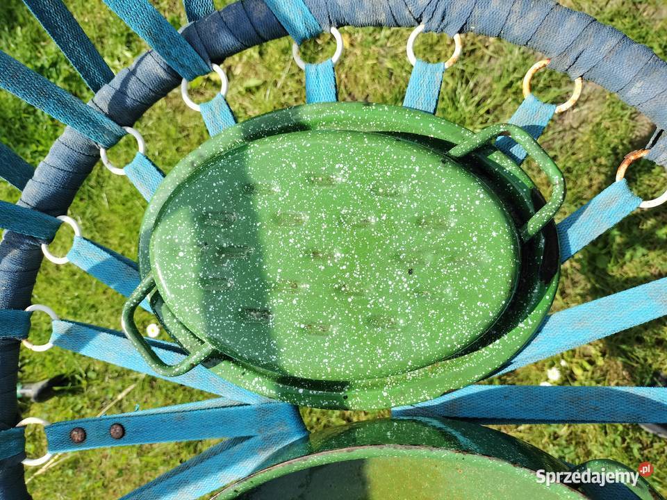 Brytwanka zielona emaliamała używana gęsiarka sprzedam