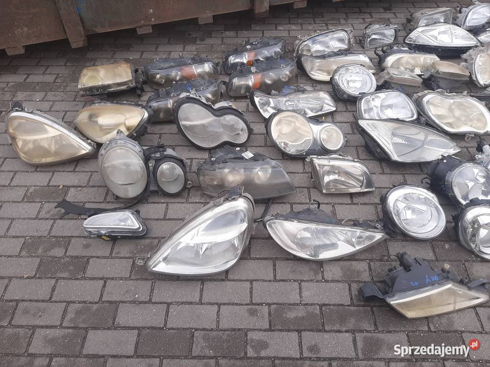 Lampy samochodowe przednie uszkodzone śląskie Sosnowiec