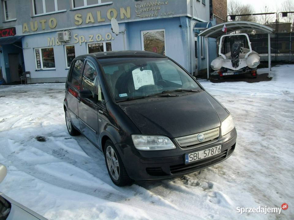 Fiat Idea stan Mały przebieg wielofunkcyjna kierownica Samochody osobowe Katowice