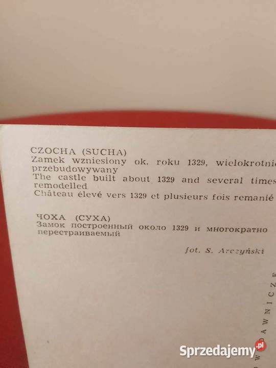 Zamek Czocha Pocztówka z 1965 roku Wałbrzych