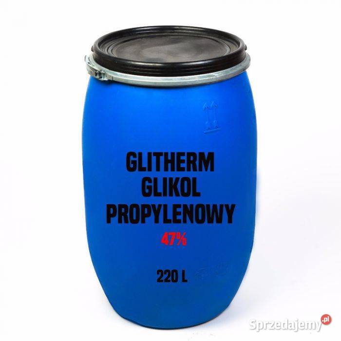 Glikol propylenowy 47% Glitherm - 30 °C beczka 220L wysyłka
