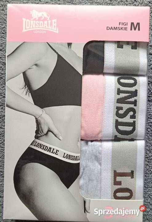 LONSDALE London figi damskie 3pak rozmiar M 95 Ełk
