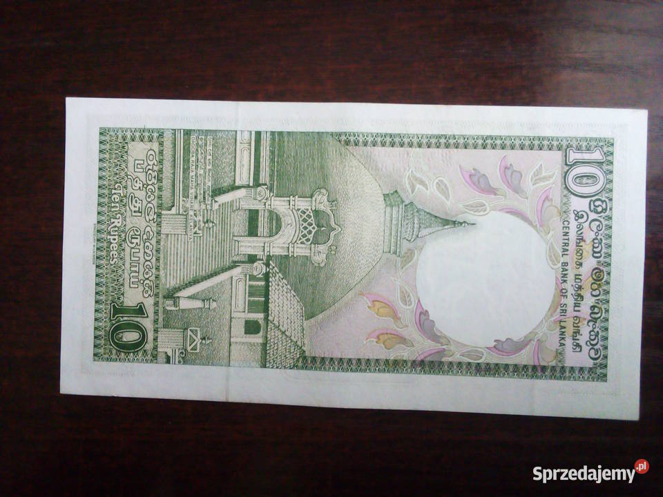 Banknot 10 rupii Sri Lanka Płońsk