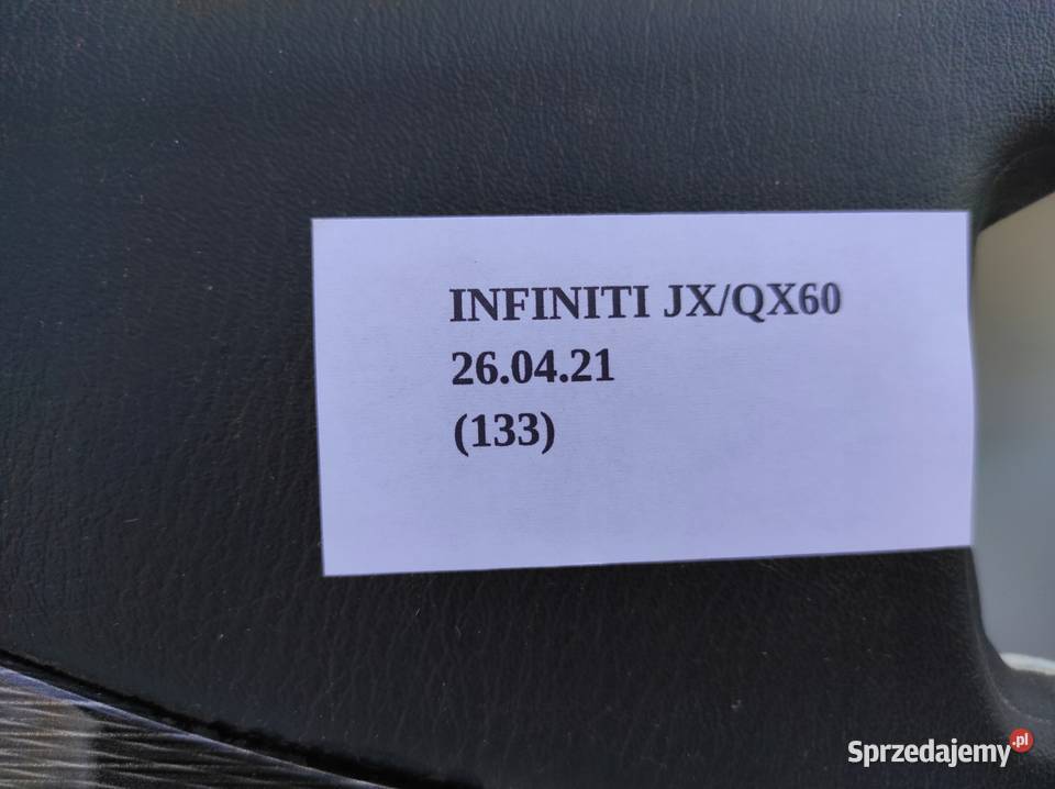 BOCZEK DRZWI LEWY PRZÓD INFINITI QX60 JX Nowy Tomyśl