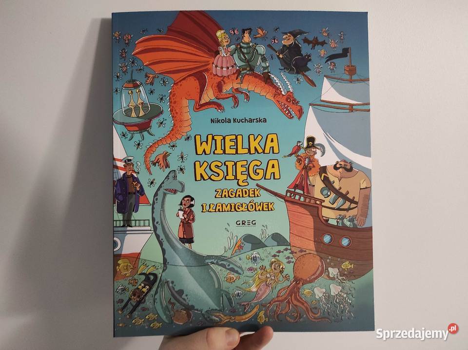 Nowa książka wielka księga zagadek i łamigłówek Płock
