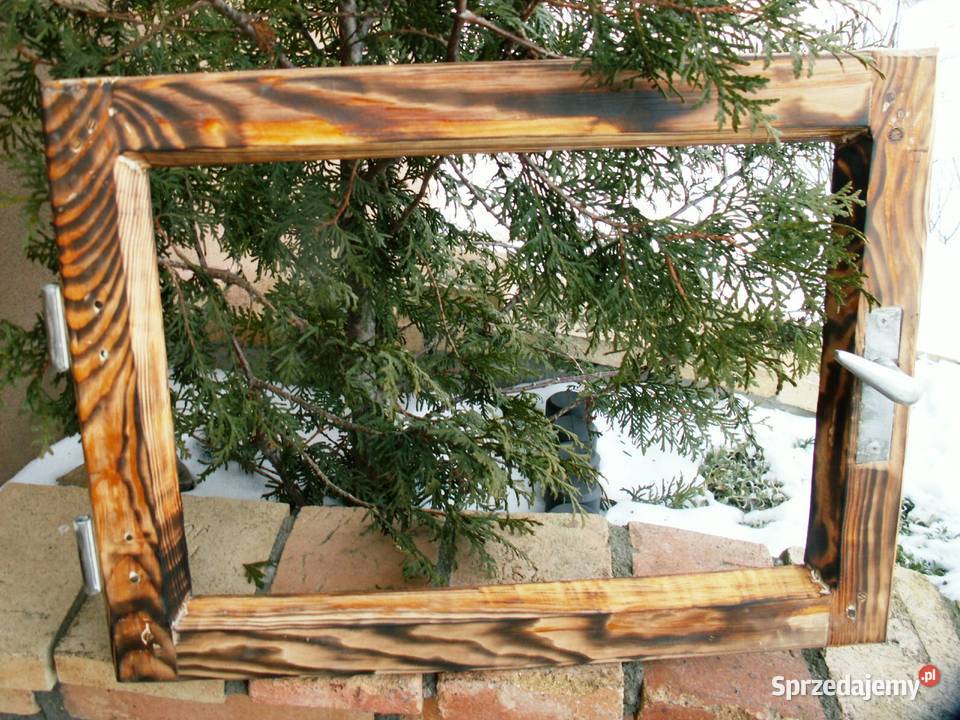 Okno rama loft na lustro aranżację zdjęcie 51x39 Ełk