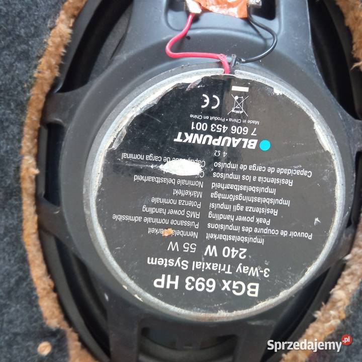 Półka tył VW polo plus głośniki Blaupunkt 3 zachodniopomorskie Szczecin