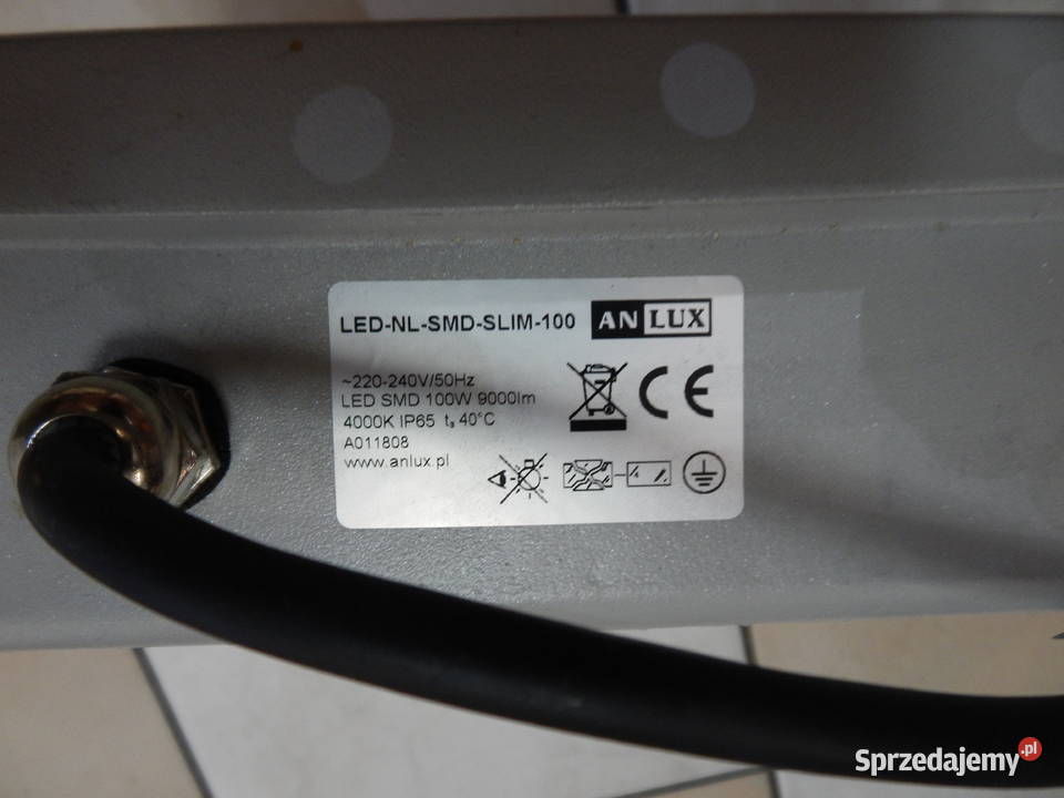 Naświetlacz halogen LED 100W Anlux Leżajsk