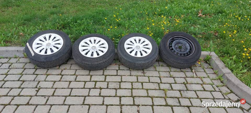 Komplet kół felg stalowych Golf VII 7 19565R15 z Pozostałe sprzedam