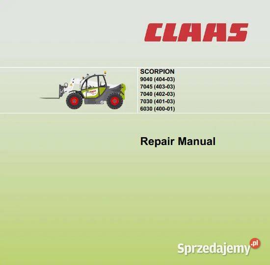 CLAAS Scorpion 9040 7045 7040 7030 6030 Kielce