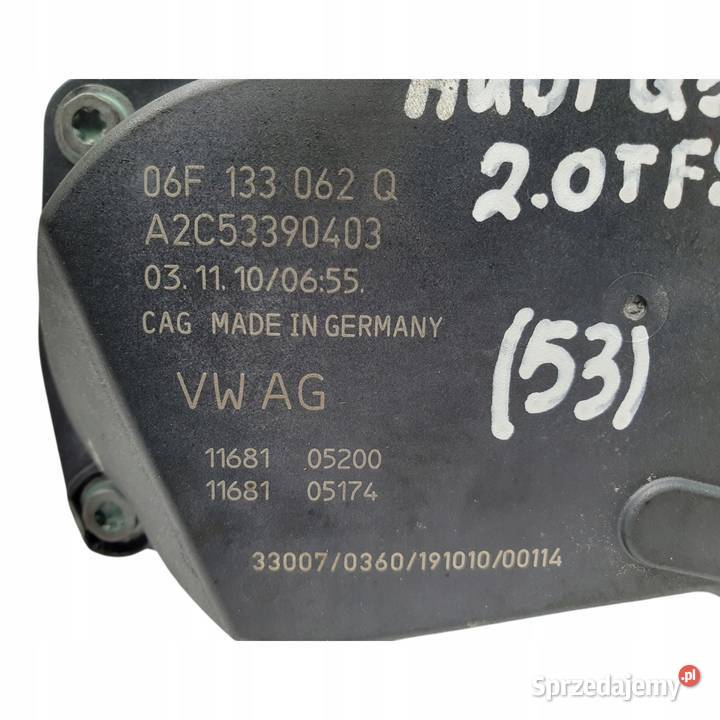 PRZEPUSTNICA Audi Q5 20 TFSI CDNC 06F133062Q lubelskie Chełm