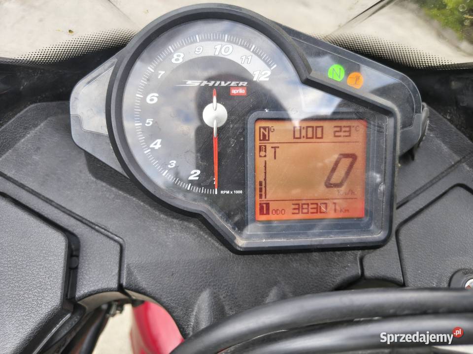 Aprilie Shiver 750 GT 2009r 39000km lubuskie Ośno Lubuskie