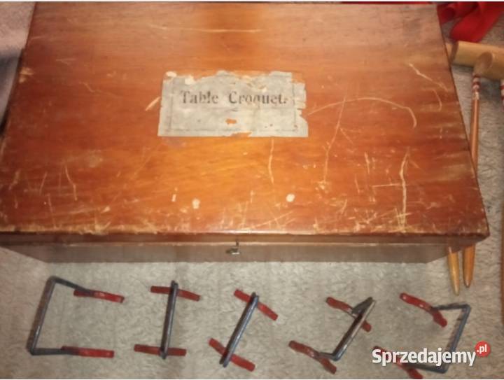 Stara zabawka Krykiet Table Cracuet Gra w Pozostałe Pozostałe Grójec