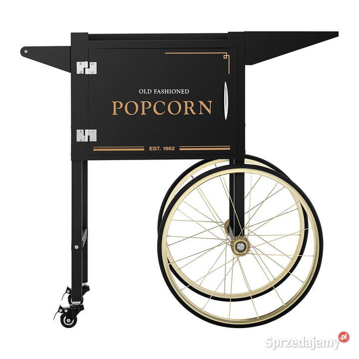 Wózek do maszyny do popcornu czarnozłoty Częstochowa