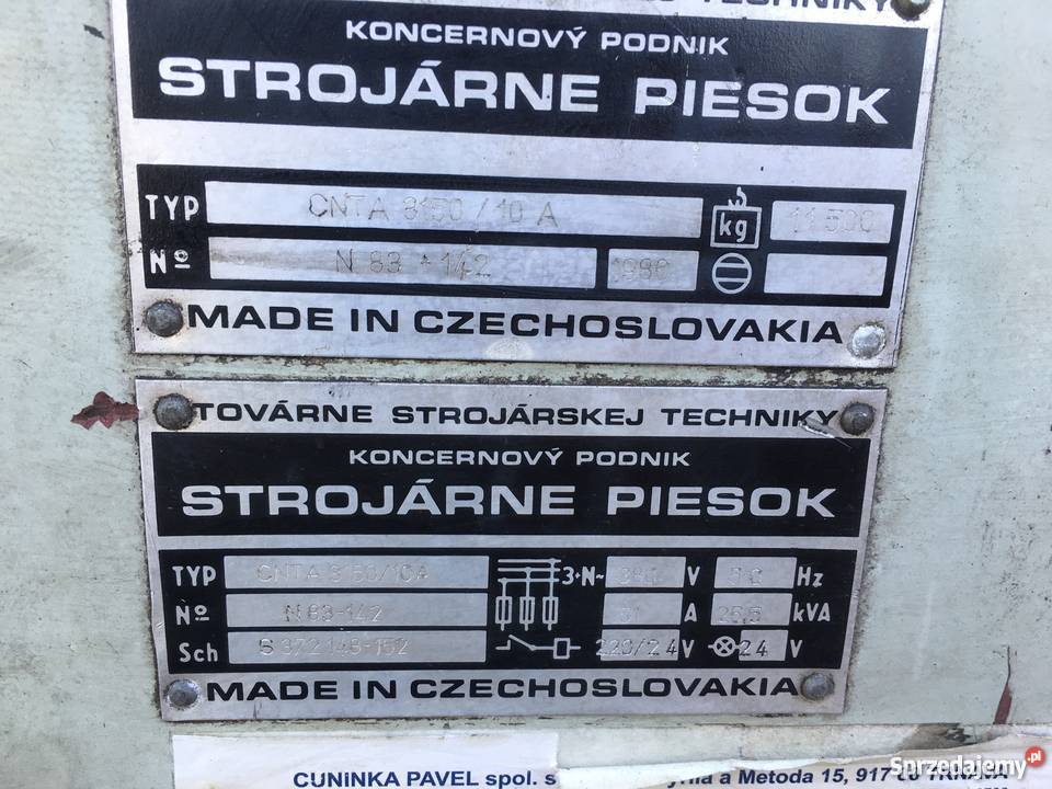 GILOTYNA NOZYCE DO BLACHY PIESOK CNTA 315010A Pleszew sprzedam