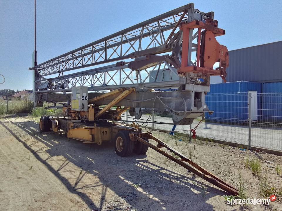 Żuraw dźwig szybkomontujący Terex Comedil CBR 32 Dźwigi, podnośniki Ligota Piękna