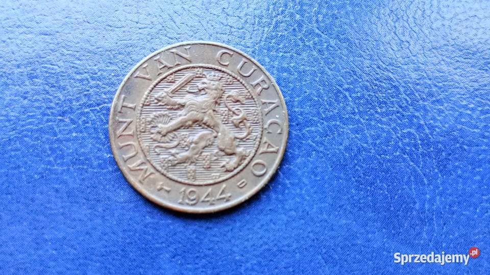 Stare monety 2 12 cent 1944 Curacao podkarpackie Lesko