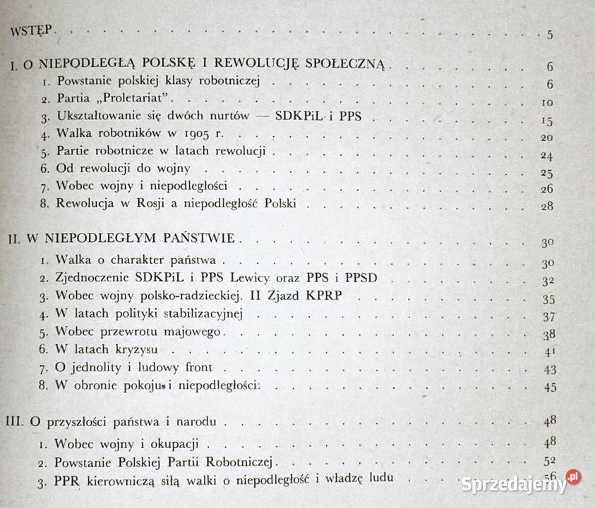 Tradycje polskiego ruchu robotniczego Czesław Rok wydania 1986