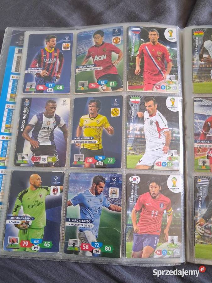 Wielka kolekcja kart Panini Adrenalyn XL Poznań sprzedam