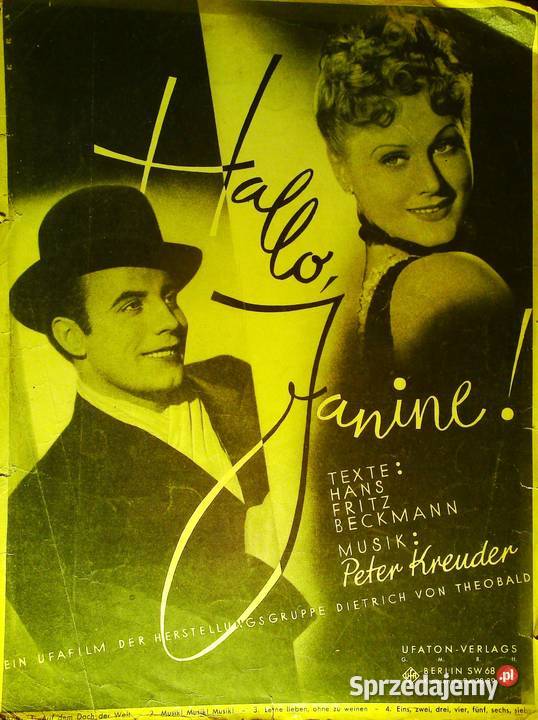 Hallo Janine Zapis nutowy i tekstowy piosenek Kraków