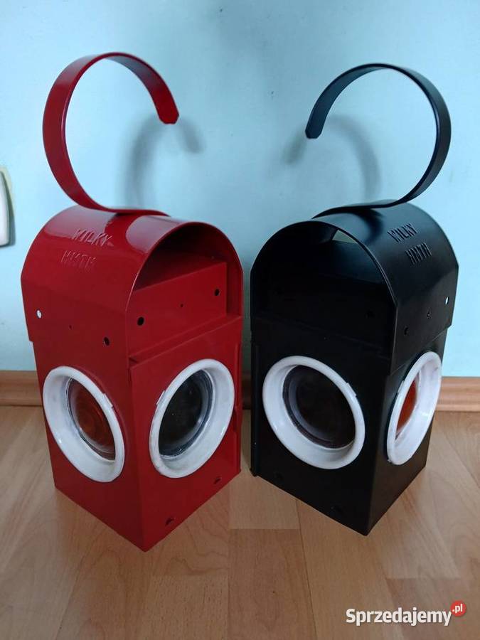 Stara lampa kolejowa na nafte małopolskie Kraków