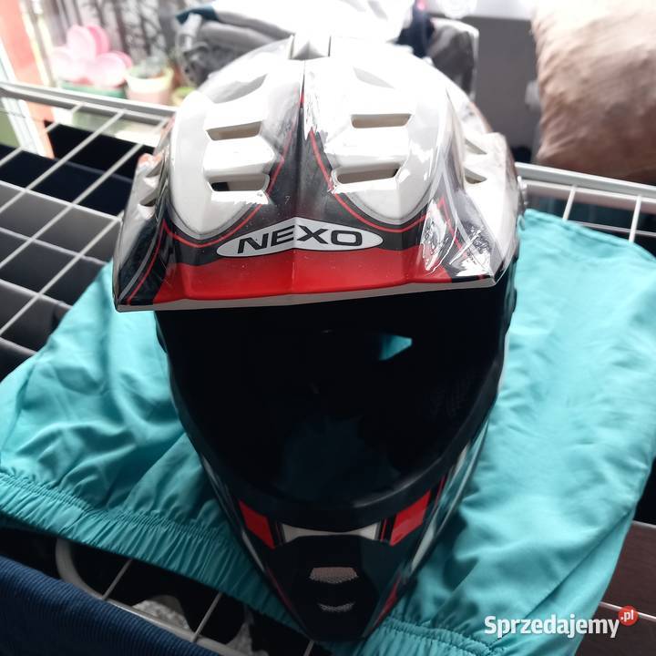 Kask cross enduro daszek Białystok sprzedam