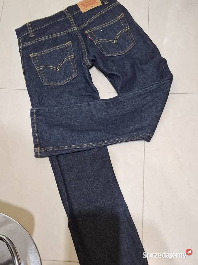 Spodnie Levis 511 Slim Fit W27 L27 Ciemny Jeans czarny małopolskie Kraków sprzedam