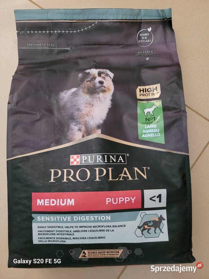 Karma psow 3 PURINA PRO PLAN średnie rasy sprzedam