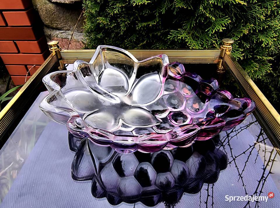 Patera grube solidne szkło barwione w masie Klenica sprzedam