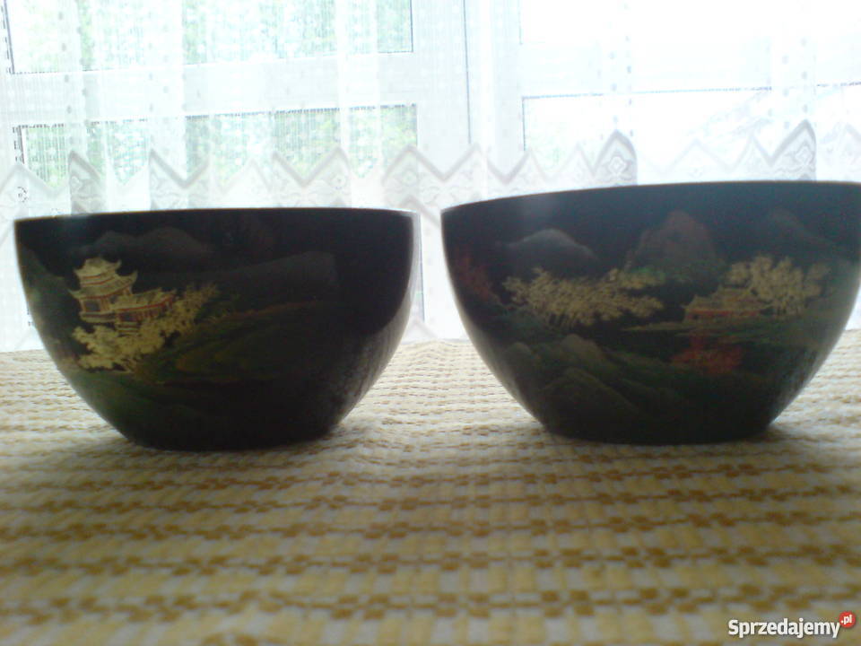 Miseczki laka chińska 2 sztuki Warszawa