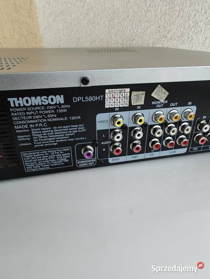 Kino domowe Thompson DPL 580 HT Zestawy kina domowego