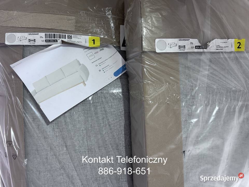 NOWE IKEA Gunnared Sofa 3osobowa rozkładana śląskie Rybnik sprzedam