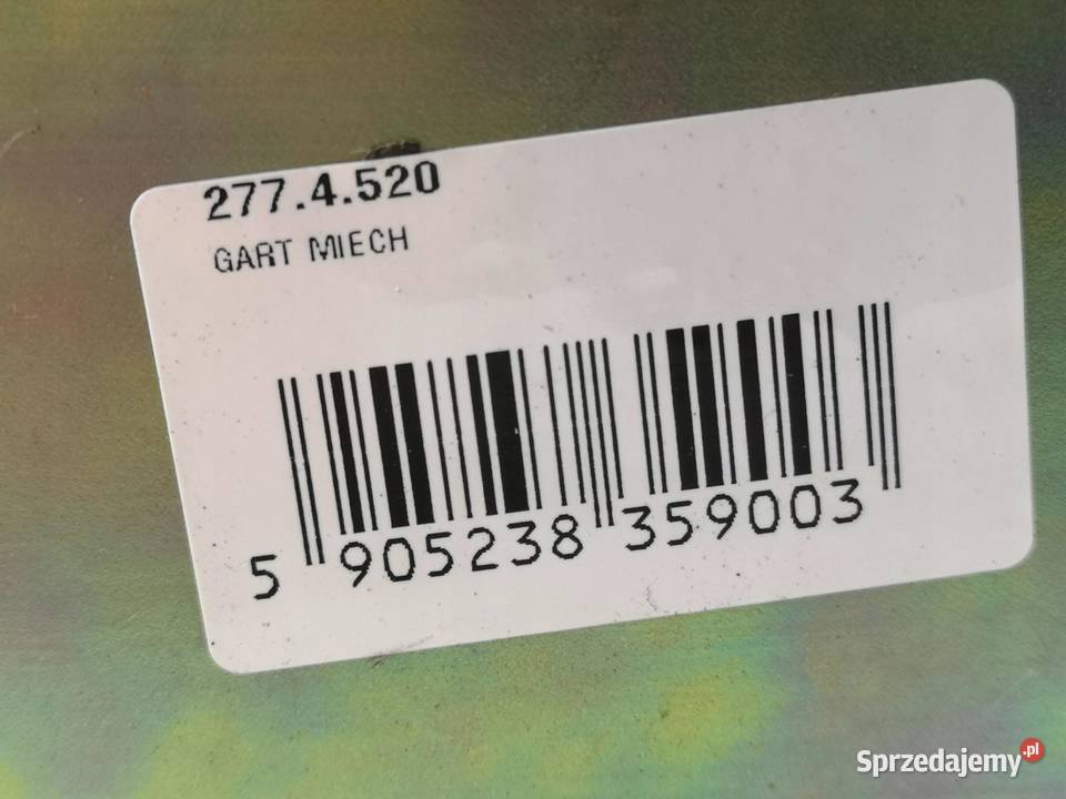 MIECH ZAWIESZENIA PNEUMATYKA GART DAF F 21003600 Łożyska i poduszki amortyzatorów