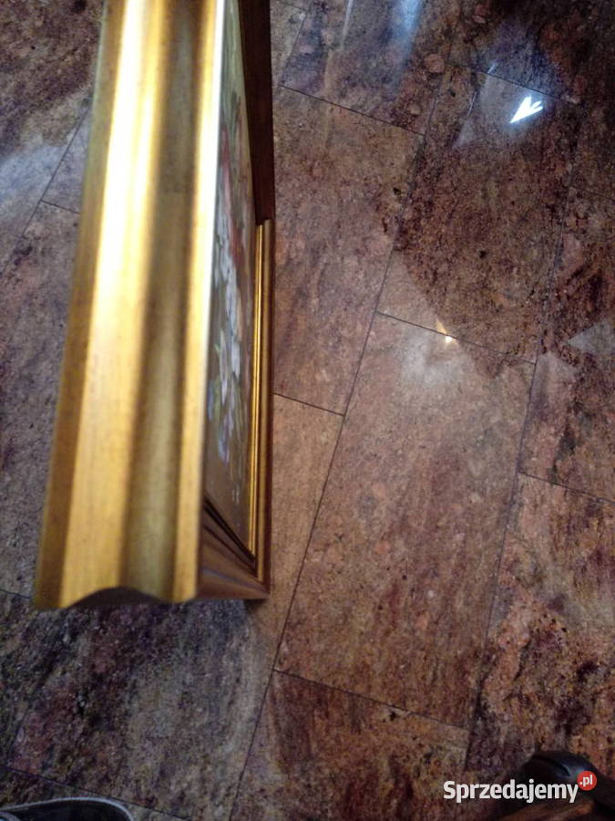 obraz olejny kwiaty na płótnie ręcznie malowany Piotrówek