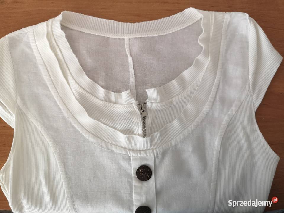 Biała sukienka na lato r3638