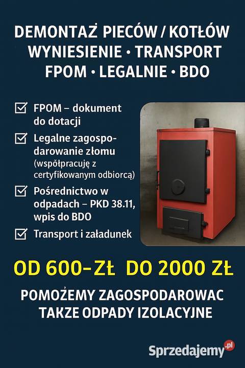 Usługi PorządkoweOpróżnianie lokaliTransport Opole