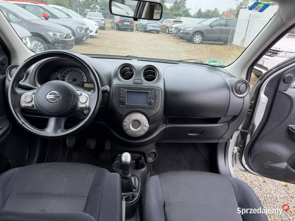 Nissan Micra navi klimatronic gwarancja K13 aluminiowe felgi Zbąszyń