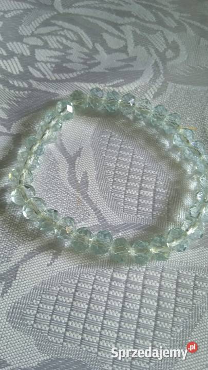 BRANSOLETKA Z KORALIKÓW WODNYCH FALSETOWANYCH