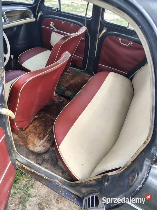 Renault Dauphine 1958 Kompletny Projekt do granatowy Samochody osobowe łódzkie Zgierz
