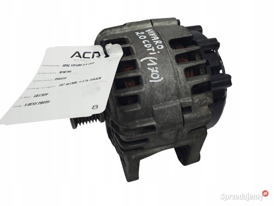 ALTERNATOR Renault Trafic Opel Vivaro 20 DCI lubelskie Chełm sprzedam